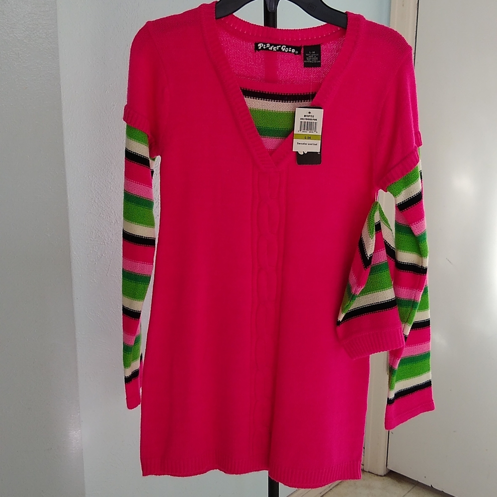 Girls sweater and hat
